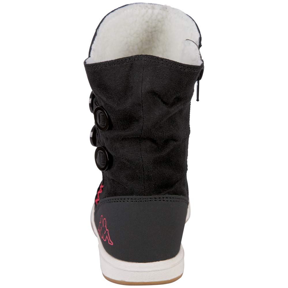 Kappa Dziewczęce buty zimowe, Czarny Black Pink 1122, 33 EU