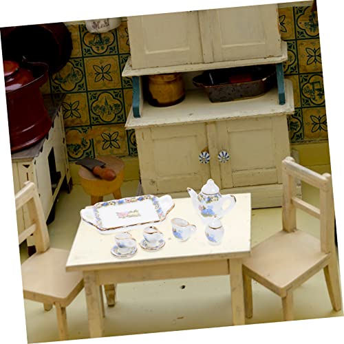 STOBOK 3 Conjuntos De Casa De Boneca Conjunto De Chá Decoração De Casa Vintage Decoração Vintage Bri