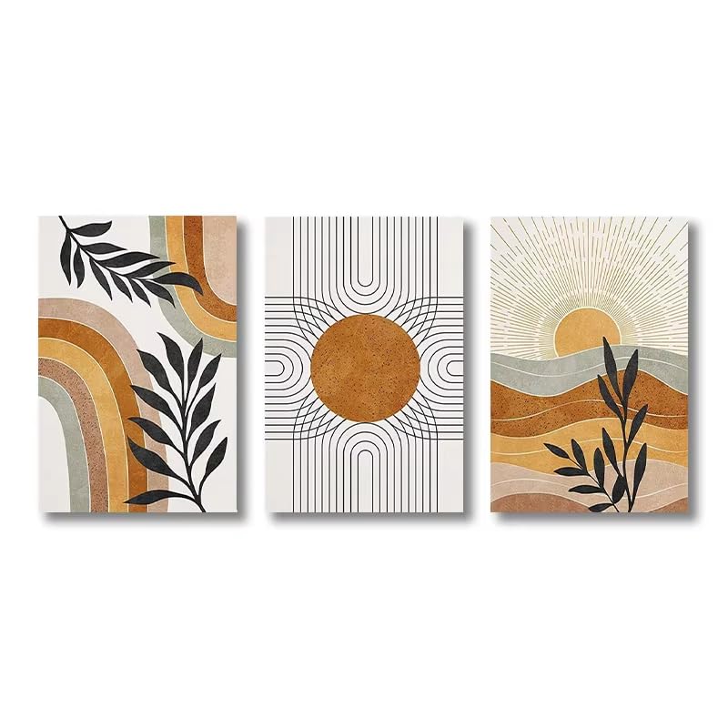 Peinture moderne et affiches décoratives géométriques de plantes de salon 60x90cm