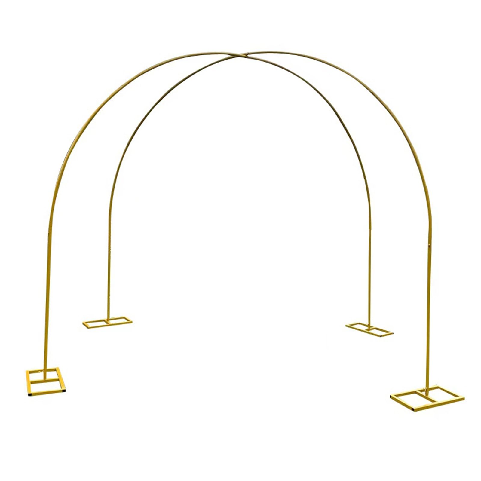 2 m szeroki metalowy łuk balonowy zestaw złota okrągła girlanda balonowa do dekoracji DIY idealna na przyjęcie urodzinowe aranżacje kwiatowe (rozmiar: 2,6 * 2,6 m)
