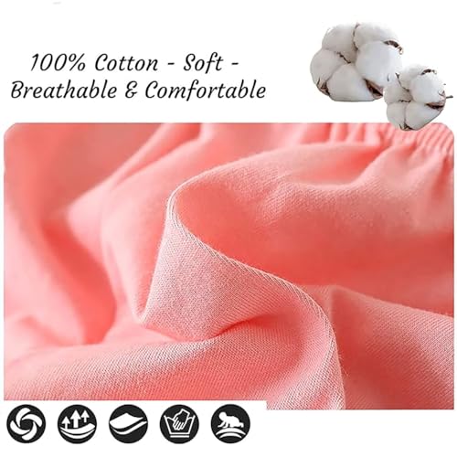 Höschen Packung mit 7 Baby Unterwäsche Kleinkinder Windelhosen Unterwäsch, Komfort Elegant Uni-Farbe mit Prinzessin Rüschen Unterhose Unterwäsche für Baby Mädchen