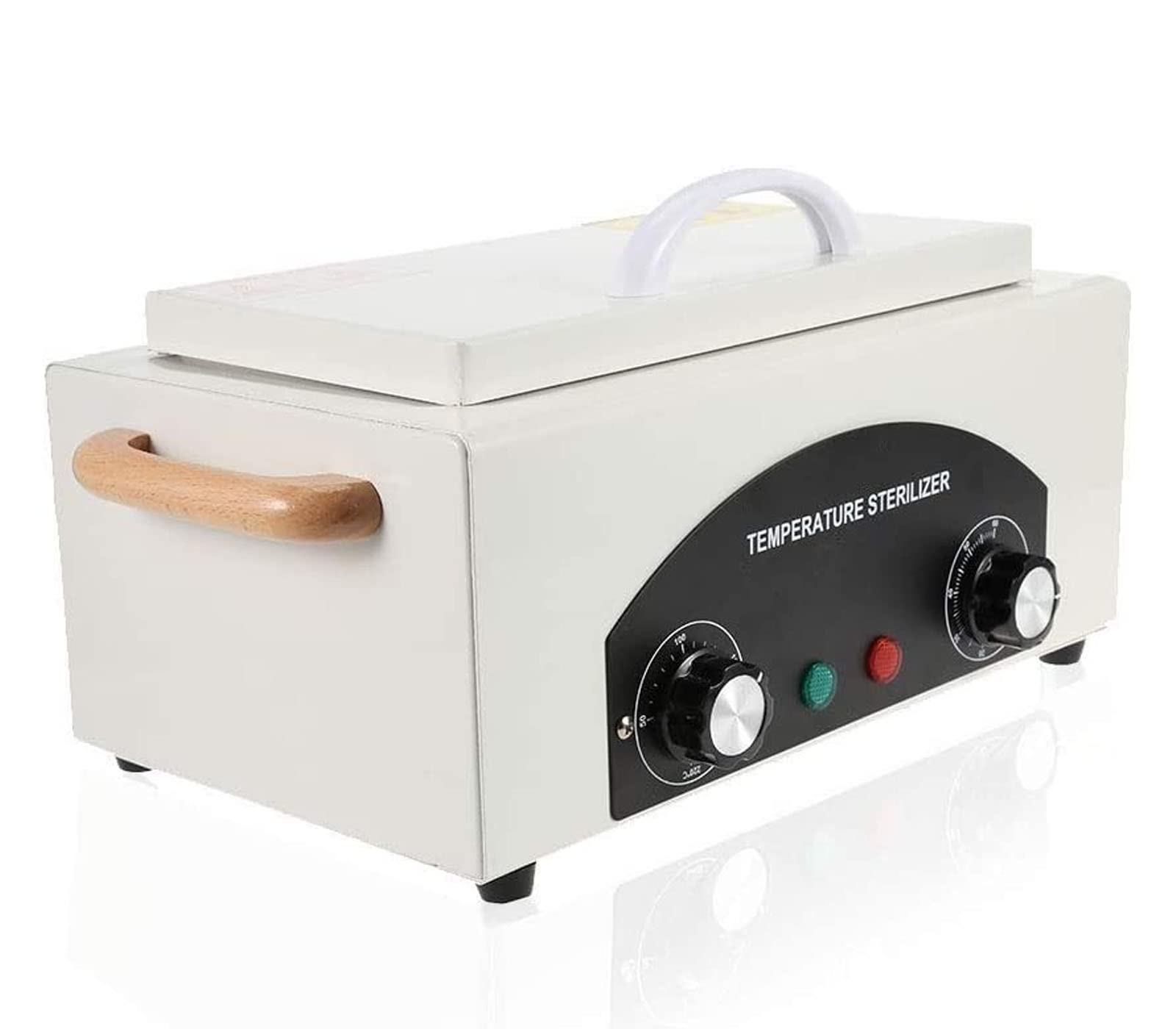 YASTA Sterilizzatore Professionale a Secco Per Disinfezione Utensili in Acciaio Inox Sterilizzatrice Per Attrezzi Di Estetica Sterilizzazione Sicura e Efficace Per Estetista Dentista Tatuatore