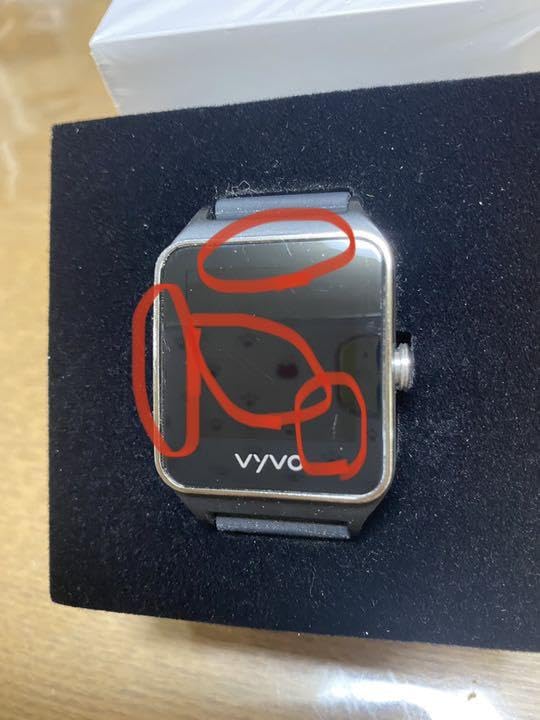 Amazon | vyvo社 スマートウォッチvyvo vista+ 防塵防水、WOVENバンド 