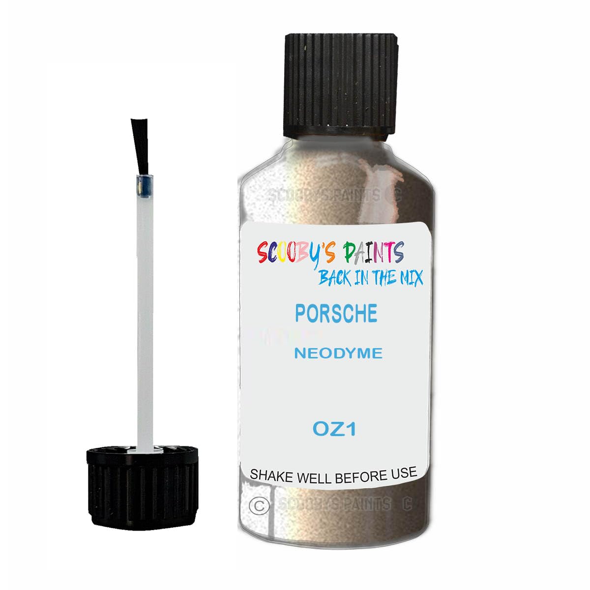Scoobys Paints Back In The Mix Neodyme Touch Up Paint For Porsche Oz1 Metallic