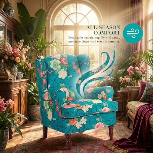 Sillón Plegable Floral Cian miniatura 4