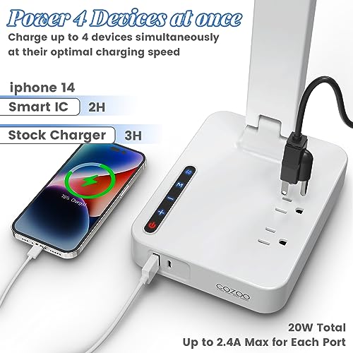 cozoo LED Desk Lamp with USB & AC Outlets - Save $7