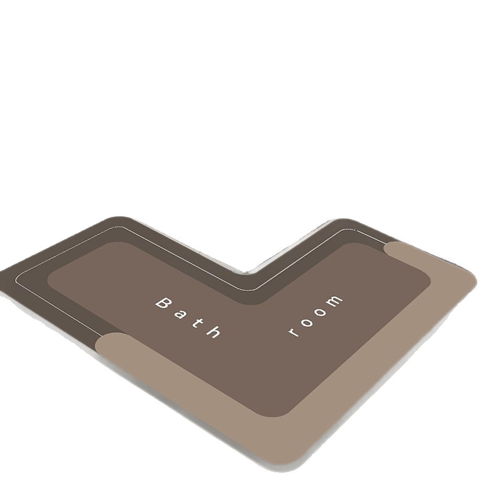 Générique Tapis L Diatomite Angle Bain Antidérapant Séchage Rapide pour Douche