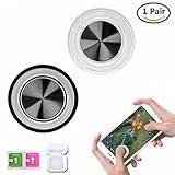 Buyun Mobile Phone Game Joystick Phone Rocker Touch Screen Joypad Game Controller Phone Joysticks for iPad iPhone Android Tablet 1 Pair