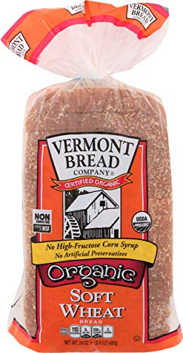 Vermont Bread, Bread Wheat Soft Organic, 24 Ounce