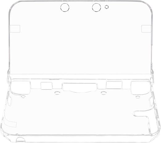 OSTENT Protective Clear Crystal Hard Guard Case Cover Skin Shell for Nintendo 3DS XL LL Color Clear White