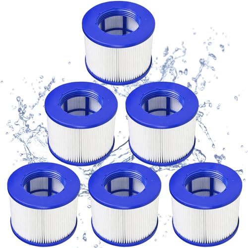 TTOKGZG Filtre Spa Infinite a Visser, Cartouche Filtrante pour Clever Spa, pour Cosy Spa Filtre, pour Filtre Spa Gonflable, Filtre 75 x 100 mm, Filtre Spa pour...
