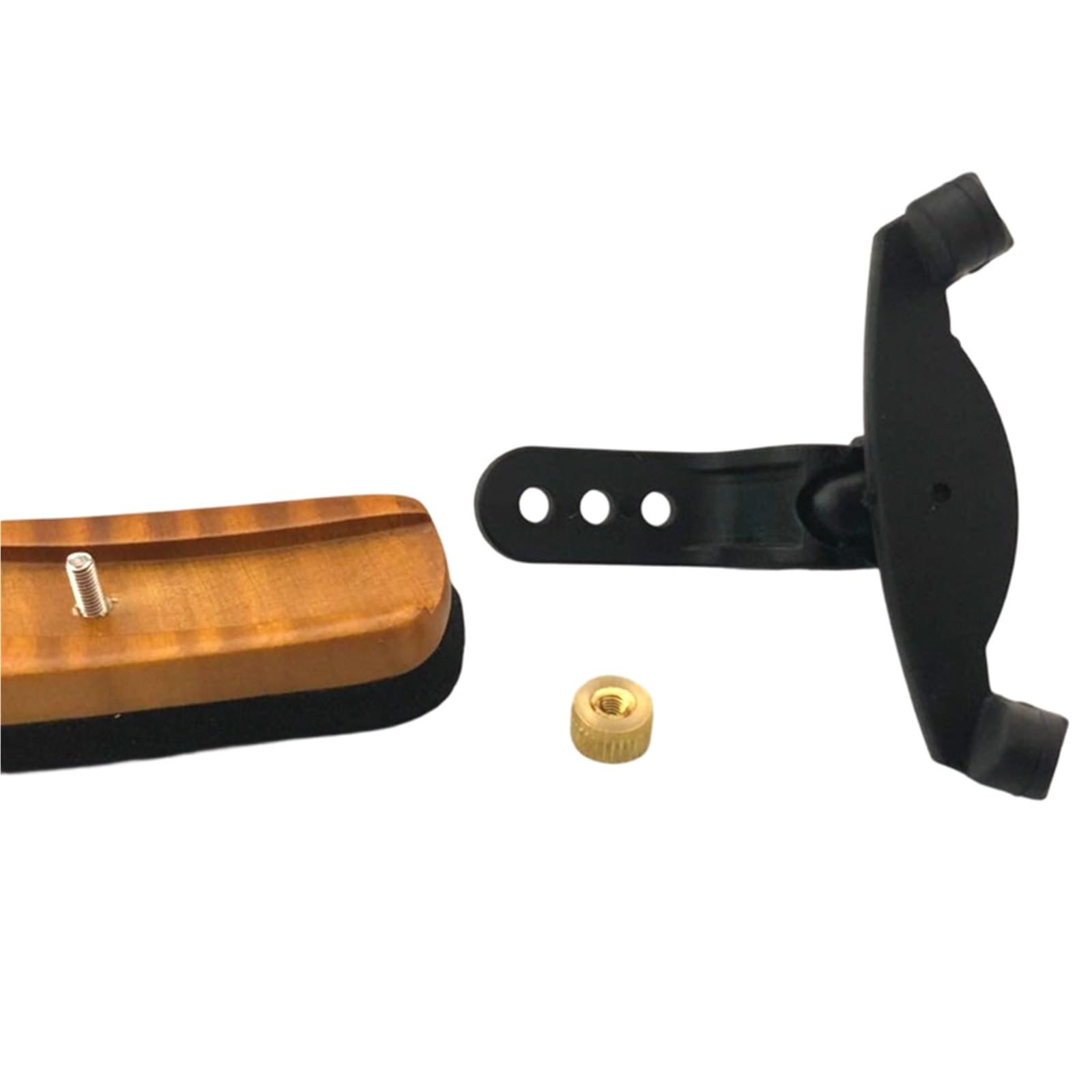 Supporto in legno massello per spallina per violino a strisce di tigre in acero parti di violino | Poggiaspalla per violino(4/4-3/4)