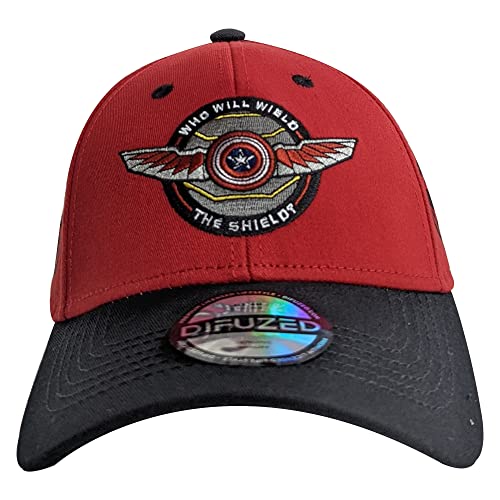 Difuzed Baseball Cap Gorra de béisbol Marvel Logo Capitán América, Multicolor, Talla única para Hombre