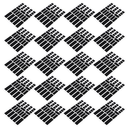 Gadpiparty 30 Hojas Cinta de Agarre Ultrafina para Ratón Inalámbrico Negra, Pegatinas Antideslizantes Resistentes al Sudor, 30 Hojas para Control Preciso y Uso Prolongado en Juegos y Oficina