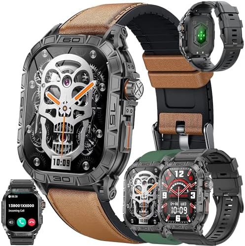 Montre Connectée AMOLED 2,2″ – Appel Bluetooth GPS ECG – Smartwatch Noir