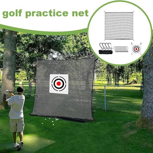 Filet de practice de golf intérieur et extérieur réglable avec cordes - 3