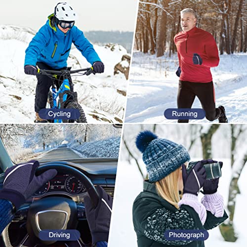 Atarni Winter Warm Running Sports Gloves - Cold Weather Ski Outdoor Thermal Bike Touchscreen Mittens For Man Woman #TOP5