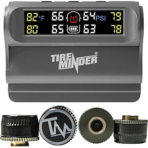 TireMinder Research - TPMS-TRL-4 TireMinder Solar Powered Trailer TPMS, 4 Tire Kit Cover