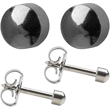 STUDEX Titanium Regular 4mm Traditional Ball Ear Piercing Stud Earrings Plain Ball