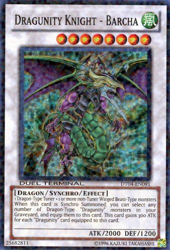 Yu-Gi-Oh! - Dragunity Knight - Barcha (DT04-EN091) - Duel Terminal 4-1st Edition - Super Rare