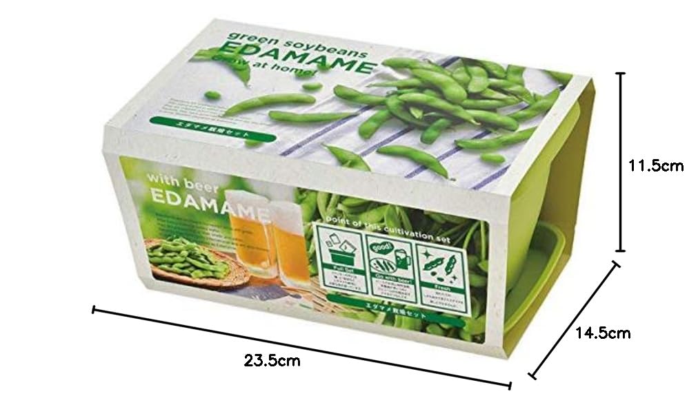 Amazon｜聖新陶芸 エンジョイプランター エダマメ ベジ GD-93101｜栽培