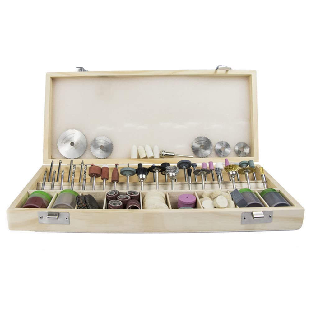 EXCLUZO 242pcs Mini Bit Fit Accessories Gring Polish Power Tools Accessories Rotary Tool Bits Gring Polishing for Rotary Hine