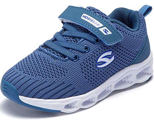 Zapatillas de Niños Zapatos para Correr Trainers Running Shoes Interior Unisex-niños Azul 26