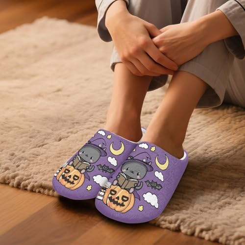 Slippers for Women Indoor Soft Cotton Slippers Closed Toe 6.5-11.54