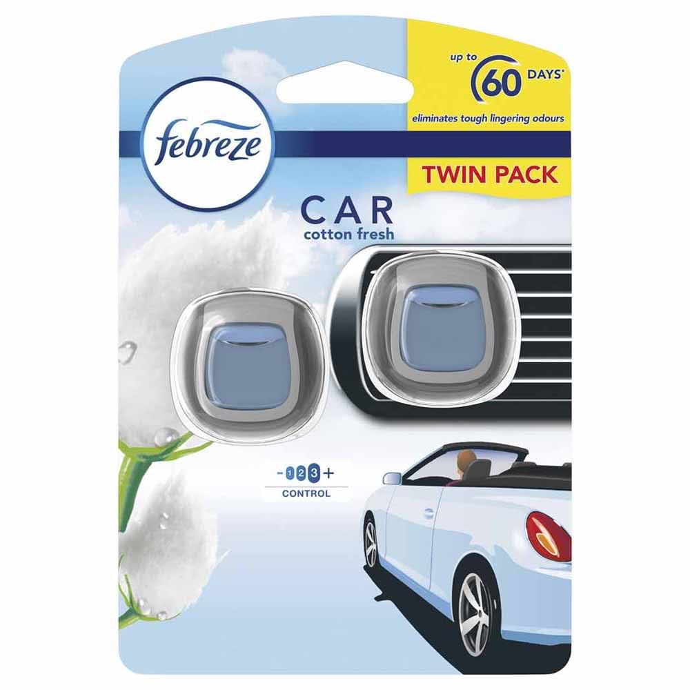 Febreze Car Clip Twin Pack Cotton