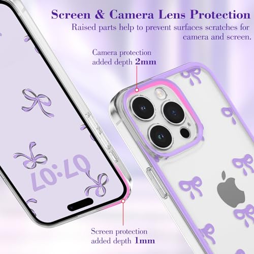 Coque iPhone 13 Pro Max anti-rayure fine qui protège l'objectif avec style violet - 3
