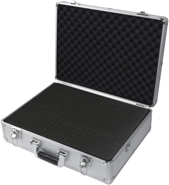 AxiGearAxiGear 19in Aluminum Hard Case with DIY Customizable Foam Insert (18 x 13 x 5in Interior)