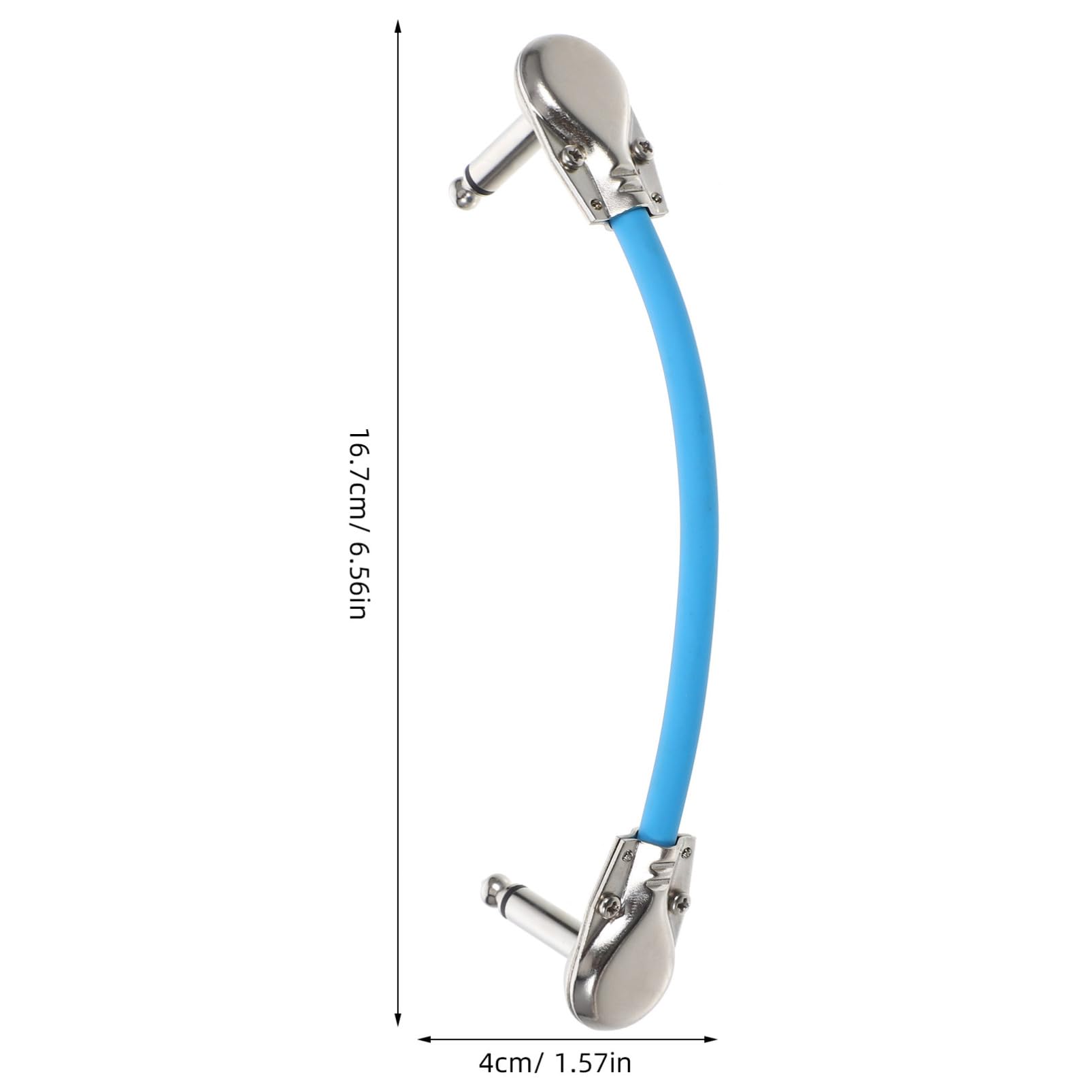Beaupretty 6pièces Câbles De Guitare Pour Pédales Effets Connexion Stable Et Rapide Compatible Avec Guitares Électriques Et Équipements Audio