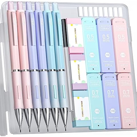 FourCandies Pastel Mechanical Pencil Set Cover