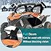 QYMOTO ZForce 950 Full Doors with Zipper Window,Water-Proof and Wind-Proof Soft Cab Enclosures Compatible with CFMOTO Zforce 950 Sport 2020-2022,950 H.O. Sport 2022-2023,950 H.O. Ex 2022-2024