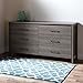 South Shore Gravity Double Dresser, Gray Maple