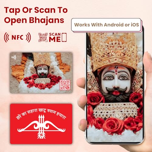 Khatu Shyam Baba Pocket Card | NFC and QR Enabled by tinydabba - 3