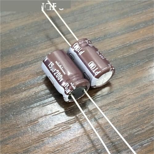 Condensateur 15 uF 200 V électrolytique en aluminium de 10 x 16 mm pour circuits