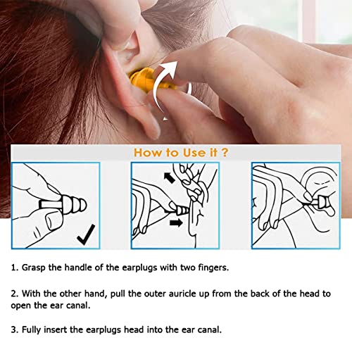 Otxeer Earplugs For Sleep, 30 Pairs Silicone Ear Plugs For Noise Reduction Cancelling Waterproof Earplugs Sound Blocking Sleeping For Shooting Range/ Work/ Swimming For Adults/ Kids (30 Pairs) #TOP2