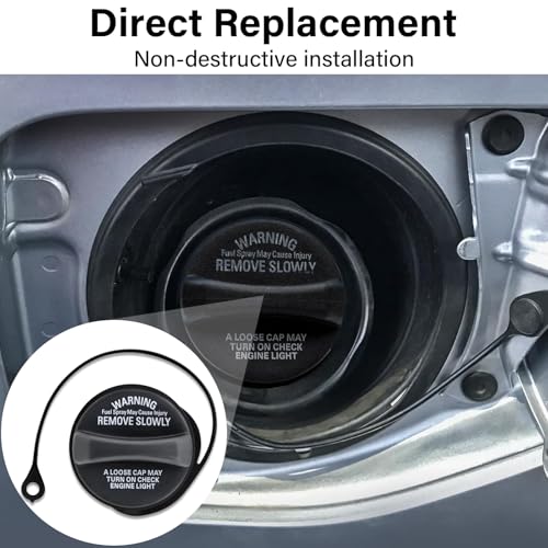 Image of Subaru Gas Cap Fit for 2011-2013 Forester, 2012-2014 Impreza, WRX, WRX STI & Tribeca - Replace 42031SC000 42031-SC000 Fuel Caps