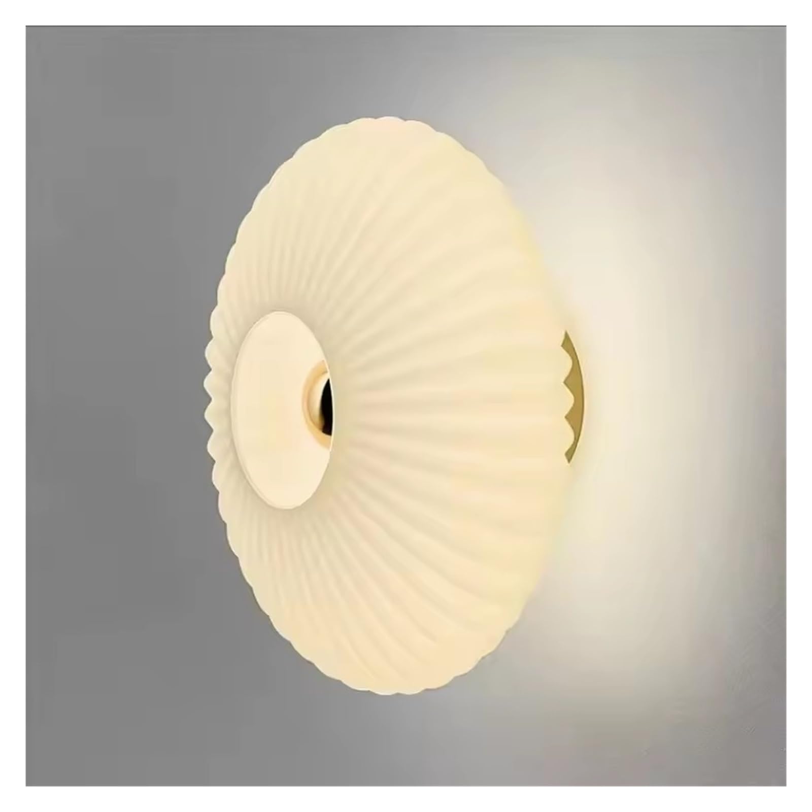 ITOSUI Modern LED Wall Lamps Glass Ripple Lights Corridor Aisle Staise Dining Backdrop Simple Indoor Home Decoration Lustre Fixtures (Cognac) (Milk White)