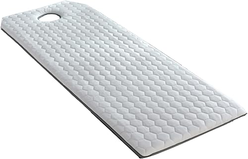 Cubierta de espuma viscoelástica para mesa de masaje con orificio para respirar, cuadrada, redonda, trapezoidal, para cama de spa, almohadilla