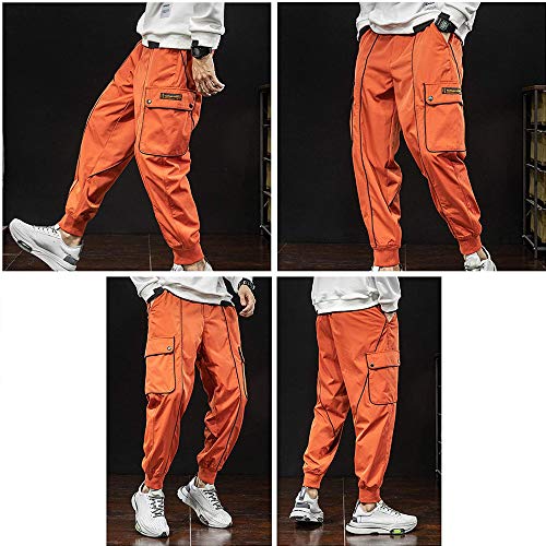 XYXIONGMAO Streetwear Hip Hop Cargo Joggers Pants for Men Casual Pants Loose Multi-Pocket Outdoor Sports Harem Overalls3