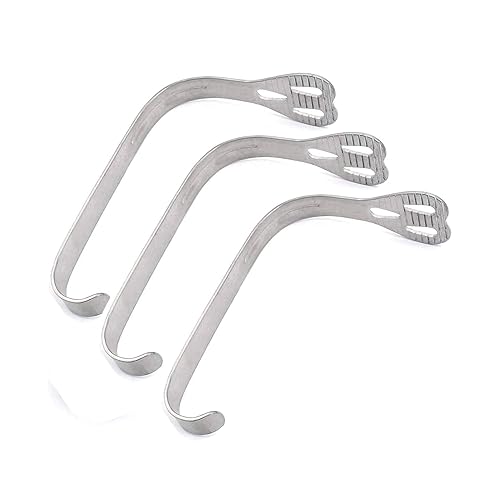 DDP Weider Dental Cheek lengua Retractor Abridor de boca acero inoxidable 3piezas Instrumentos