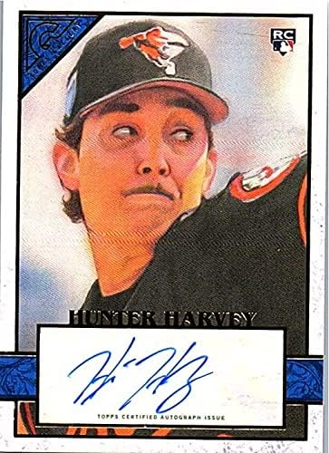 Hunter Harvey Autographed & Serial Numbered #19/50 Rookie Card Collectible Baseball Card - 2020 Topps Gallery Baseball Card #50 (Orioles) Free Shipping