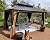 PURPLE LEAF Hardtop Gazebo 10' X 12' Metal Roof with Netting and Curtains Hard Top Backyard Patio Gazebos Permanent Canopy Deck Garden Hot Tub Outdoor Pavilion