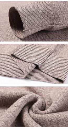Men's V-Neck Long-Sleeved Stretch Business Classic Knitted Sweater3