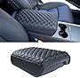 JDMCAR Compatible with Tesla Model 3 / Model Y Accessories 2022 2021 Center Console Cushion, Customized PU Leather Armrest Cover Center Console Protector