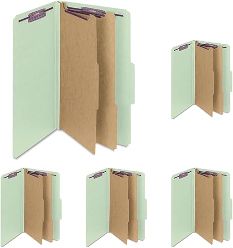 Miniatura 8 de Smead Carpeta de archivos de clasificación de tablero prensado con sujetadores SafeSHIELD, 2 divisores, expansión de 2 pulgadas, tamaño legal,