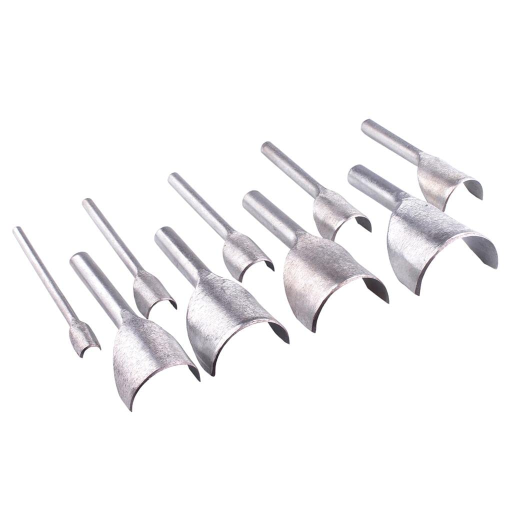 Leather Craft Strap Belt Walllet End Cutter Punch Tool Half Round 10mm-image-31