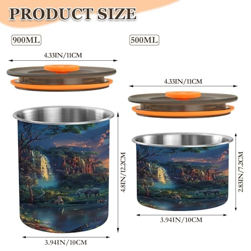 Contenedor de Café Hermético Acero Inoxidable 30oz miniatura 2